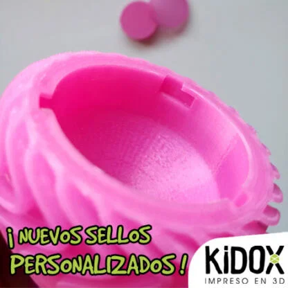 Sellos personalizados profesores impresos en 3D