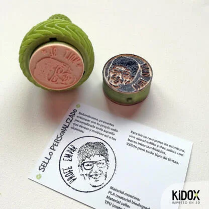 Sellos personalizados profesores impresos en 3D