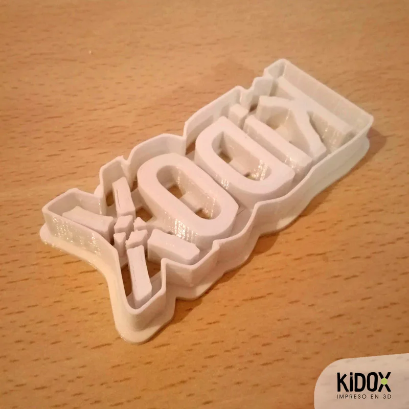 Cortador de galletas personalizado Kidox, impreso en 3D